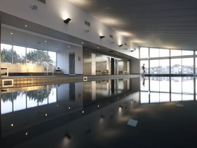 Heated indoor lap pool
