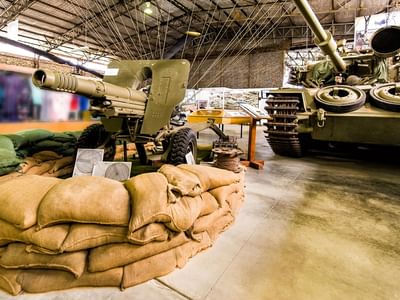 Inside of Vietnam Veterans Museum near Silverwater Resort
